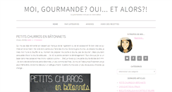 Desktop Screenshot of moi-gourmande-oui-et-alors.com